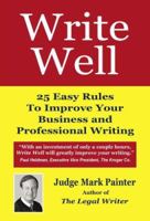 Write Well 0977272028 Book Cover