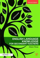 English Language Knowledge for Secondary Teachers 0415635977 Book Cover