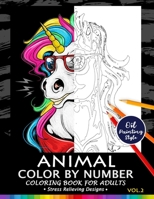 Animals Color by Numbers for Adults Vol.2: Adults Coloring Book Stress Relieving Designs Patterns B084DG7BMT Book Cover