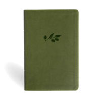 NASB Personal Size Giant Print Bible, Olive LeatherTouch B0DT8PGSFW Book Cover