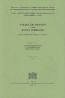 Wiener Zeitschrift Fur Die Kunde Sudasiens Und Archiv Fur Indische Philosophie / Wiener Zeitschrift Fur Die Kunde Sudasiens Band XLVII 2003: Vienna Jo 3700132468 Book Cover