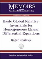 Basic Global Relative Invariants for Homogeneous Linear Differential Equations 0821827812 Book Cover