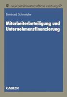 Mitarbeiterbeteiligung Und Unternehmensfinanzierung 3409137270 Book Cover