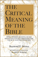 The Critical Meaning of the Bible: How a Modern Reading of the Bible Challenges Christians the Church 0809156733 Book Cover