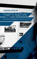 That's Native: Schleichwerbung Oder Nicht? 3734569648 Book Cover