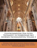 Handkommentar Zum Alten Testament: In Verbindung Mit Anderen Fachgelehrten, Volume 3 1148721584 Book Cover