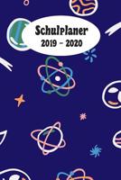 Schulplaner 2019 - 2020: Weltraum Ufo Alien Blau das hausaufgabenheft 2019 - 2020 f�r das neue schuljahr; mit kalender, stundenplan f�r jedes semester, wochenplaner, kontaktliste und geburtstags termi 1079792066 Book Cover