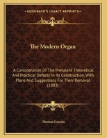The Modern Organ 1018065156 Book Cover