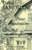 Pour mémoire 2213597979 Book Cover