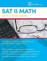 SAT II Math Level 2 Study Guide: Test Prep and Practice Questions for the SAT Math 2 Subject Test 1635301270 Book Cover