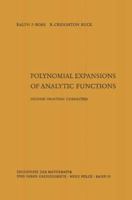 Polynomial Expansions of Analytic Functions 3662231794 Book Cover