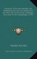 Voyages d'Un Philosophe Ou Observations Sur Les Moeurs ... de l'Afrique 2329787774 Book Cover
