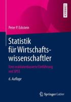 Statistik für Wirtschaftswissenschaftler: Eine realdatenbasierte Einführung mit SPSS 3658247975 Book Cover