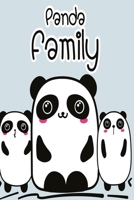 Notizbuch Panda Family: S��e Pandafamilie Notizbuch modernes und auff�lliges Notizbuch kariert 120 karierte Seiten Din A5 perfekt als Notizheft, Tagebuch und Journal Geschenk 1712352865 Book Cover