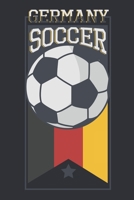 Germany Soccer: 6x9 notebook blank white pages as a gift for German Soccer Fans Great gift makes German Football fans happy 1712123068 Book Cover