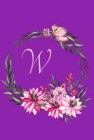 W: Custom Personalized Recipe Notebook Perfect Keepsake for Your Favorite Recipes 1097239276 Book Cover