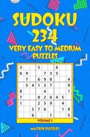 Sudoku: 234 Very Easy to Medium Puzzles 1981214526 Book Cover