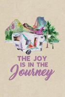 Journey Purple Caravan Trailer Camping & Hiking Journal, Blank Sketch Paper: Unlined Artist Sketchbook Notebook, No Lines Creative Drawing Unruled (Travel & Outdoor Lover Planners) 172202075X Book Cover