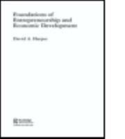 Foundations of Entrepreneurship and Economic Development 0415459206 Book Cover