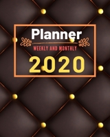 2020 Planner Weekly and Monthly: Jan 1, 2020 to Dec 31, 2020: Weekly & Monthly Planner + Calendar Views PASSWORDS LOG/CONTACT LIST/Birthdays log 1655518216 Book Cover