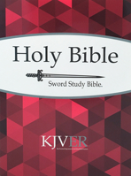 KJVER Sword Study Bible Giant Print Value Edition Chestnut Cross Motif Indexed: King James Version Easy Read 1629113905 Book Cover