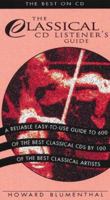 Classical Music CD Listener's Guide: The Best on CD 0823082687 Book Cover
