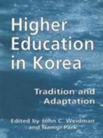 Higher Education in Korea: Tradition and Adaptation (Garland Reference Library of the Social Sciences) 0815319576 Book Cover