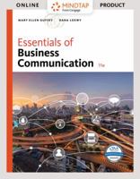Mindtap for Guffey/Loewy's Essentials of Business Communication, 1 Term Printed Access Card 1337386553 Book Cover