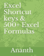 Excel shortcut keys & 500+ Excel Formulas B08WJPMZRB Book Cover