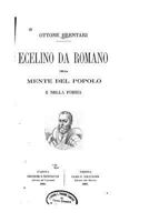 Ecelino da Romano nella mente del popolo e nella poesia 1147357307 Book Cover