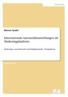 Internationale Automobilausstellungen ALS Marketingplattform 3838655915 Book Cover