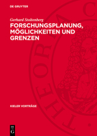 Forschungsplanung, Möglichkeiten Und Grenzen 3112774027 Book Cover