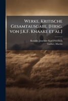 Werke: Kritische Gesamtausgabe 1179645863 Book Cover