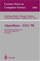 Algorithms - ESA '98: 6th Annual European Symposium, Venice, Italy, August 24-26, 1998, Proceedings (Lecture Notes in Computer Science) 3540648488 Book Cover