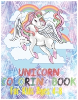 Unicorn coloring book for kids ages 4-8: A amazing cute Coloring Book with Magical Unicorns for kids . B084DG7LCP Book Cover