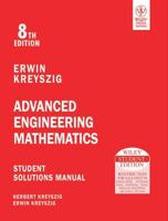 Advanced Engineering Mathematics: Student Solutions Manual, 8Th Ed 8126511338 Book Cover