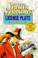 Where Is Carmen Sandiego?: License Plate Sticker Book 081673965X Book Cover