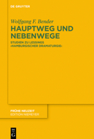 Hauptweg Und Nebenwege: Studien Zu Lessings "hamburgischer Dramaturgie" 3110736705 Book Cover