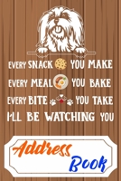 Address Book: Personal Organizer of Addresses and Notes 6''x9'' for Email, Adresses, Phone Numbers, Additional Informations As Birthdays, Social Media For Maltese Dog Puppy Owners Lovers 1678830305 Book Cover