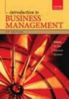 Introduction to Business Management 0195766881 Book Cover