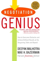 Negotiation Genius: How to Overcome Obstacles and Achieve Brilliant Results at the Bargaining Table and Beyond 0553384112 Book Cover