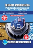 Production and Operation Management, First Year, M.Com, Sem-I-English 811918047X Book Cover