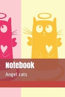 Notebook: Angel cats 1708408436 Book Cover