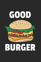 Burger Notizbuch: Burger Notizbuch für Liebhaber / Notizheft / Notizblock A5 (6x9in) Dotted Notebook / Punkteraster / 120 gepunktete Seiten (German Edition) 1675542929 Book Cover