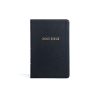 KJV Thinline Bible, Black LeatherTouch, Red Letter, Pure Cambridge Text, Presentation Page, Full-Color Maps, Easy-to-Read Bible MCM Type 1087774659 Book Cover