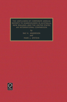The Usefulness of Corporate Annual Reports to Shareholders in Australia, New Zealand, and the United States: An International Comparison (Studies in Managerial ... Managerial and Financial Accounting, 0762301627 Book Cover