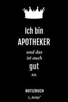 Notizbuch f�r Apotheker: Originelle Geschenk-Idee [120 Seiten kariertes blanko Papier] 1709818026 Book Cover