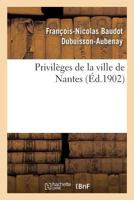 Privilèges de la ville de Nantes 2019217457 Book Cover