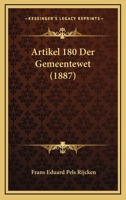 Artikel 180 Der Gemeentewet (1887) 1149121114 Book Cover