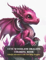 Cute Woodland Dragons Coloring Book: Colorful Adventures with Cute Baby Dragons B0CFZ9SX1L Book Cover